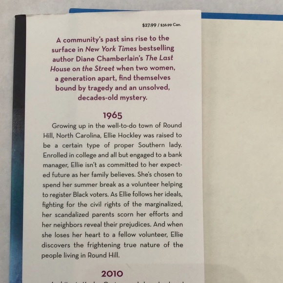 The Last House on the Street by Diane Chamberlain Hardcover Book - Picture 4 of 14